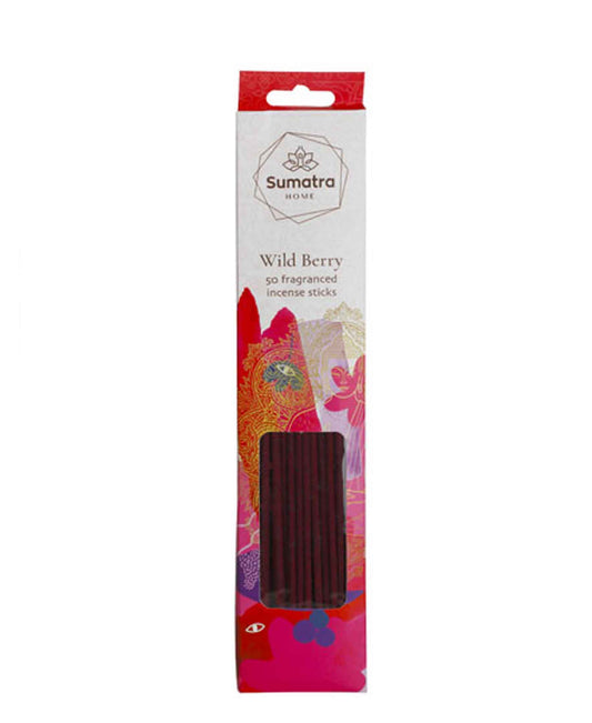 Hillhouse 50 Piece Wild Berry Incense Sticks - Red