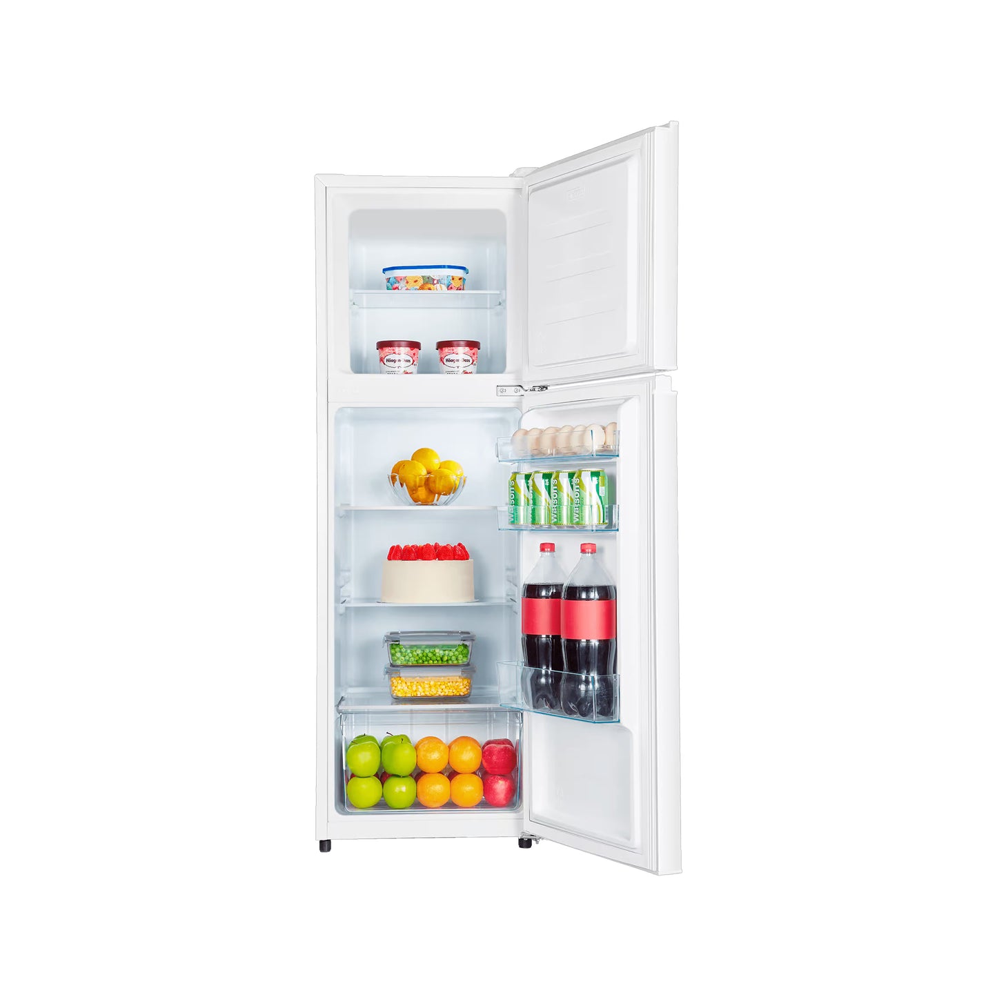 Hisense 154L Combi Refrigerator White