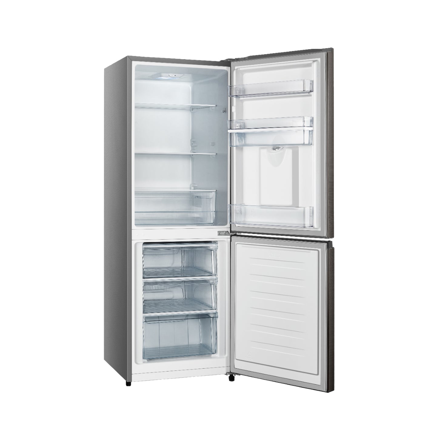 Hisense 222Lt Combi Refrigerator with Water Dispenser Titanium