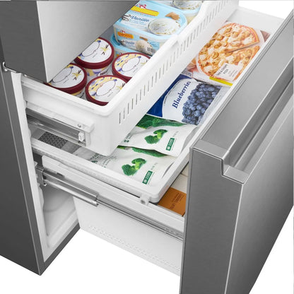 Hisense 536Lt French Door Refrigerator with Water Dispenser Stainless Steel