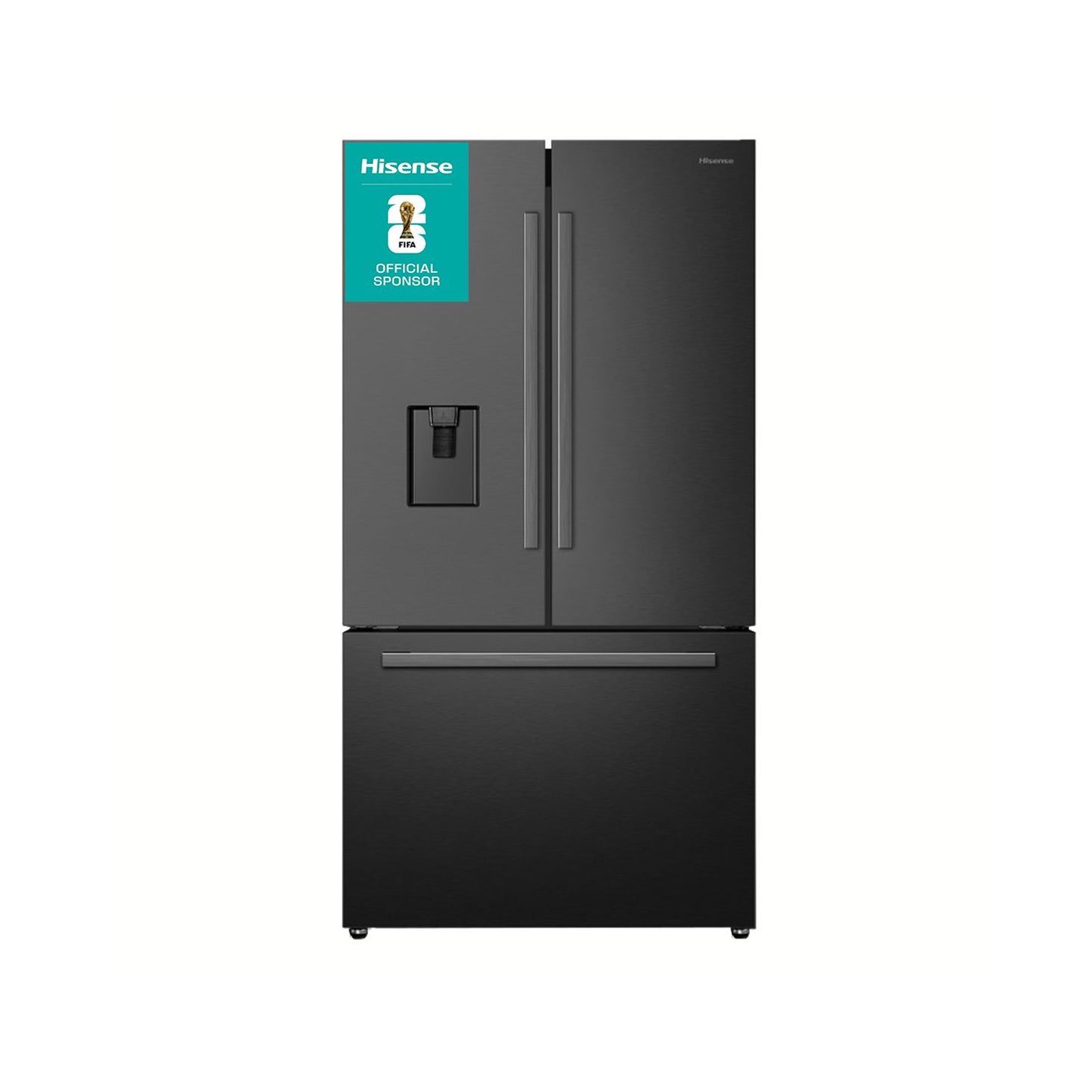 Hisense 575Lt French-Door Refrigerator Black