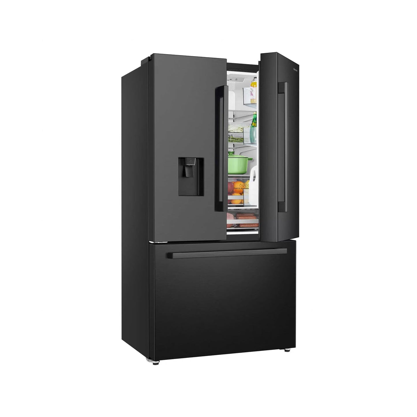 Hisense 575Lt French-Door Refrigerator Black