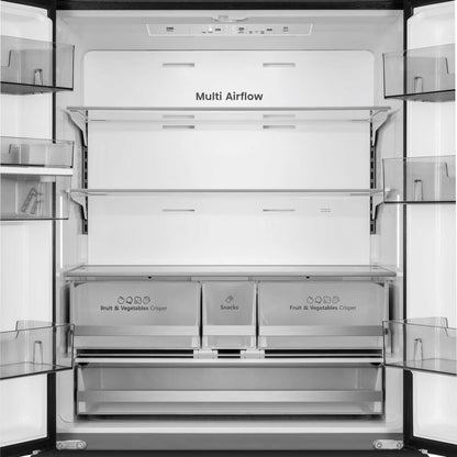 Hisense 575Lt French-Door Refrigerator Black