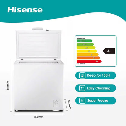 Hisense 198lt Chest Freezer White