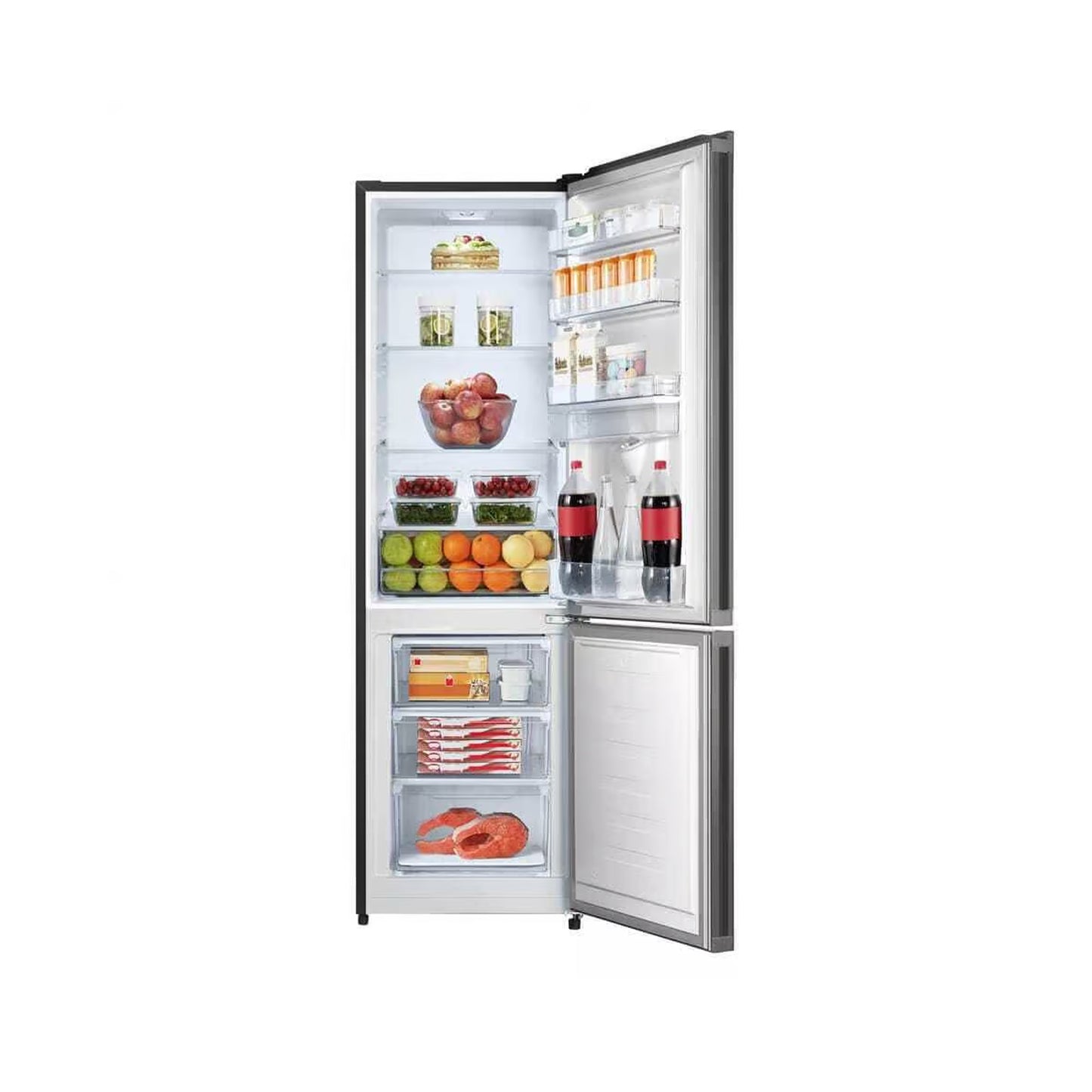 Hisense Combi Refrigerator with Water Dispenser Black