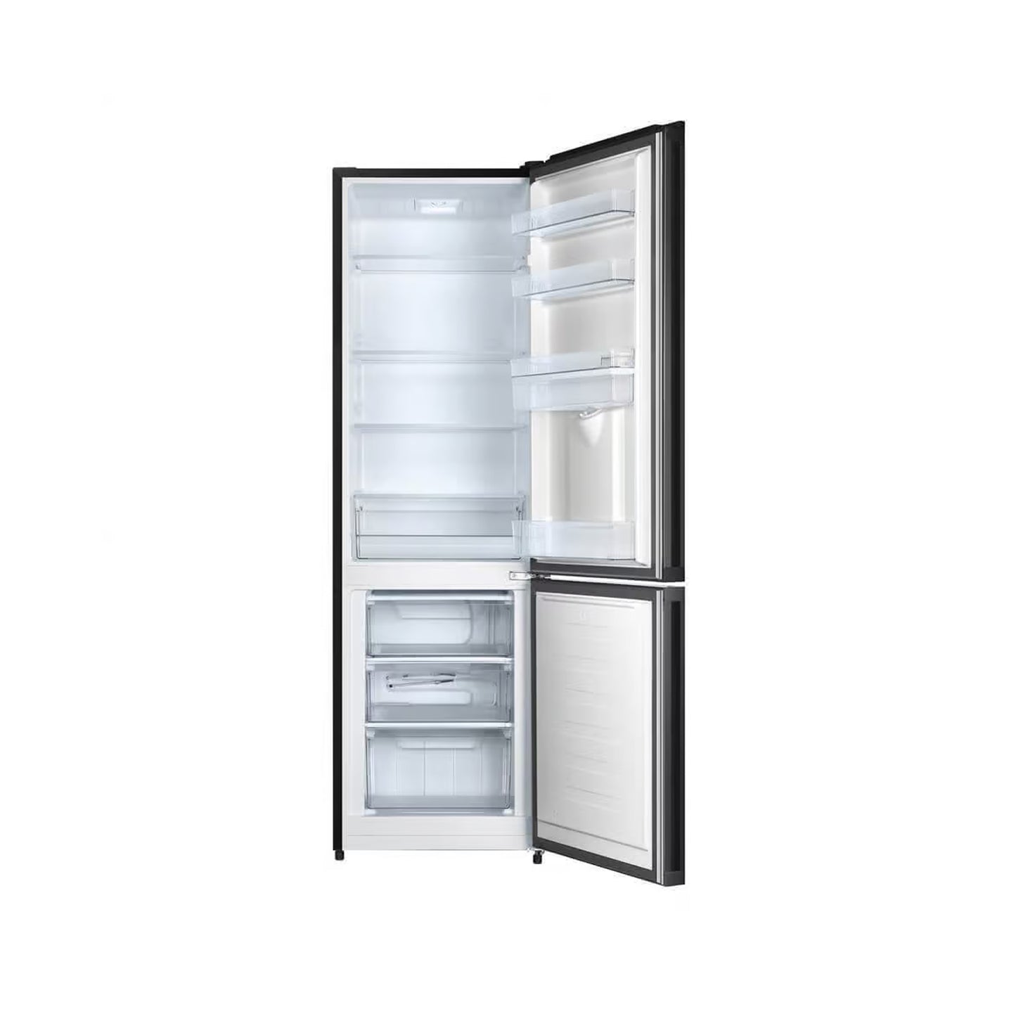 Hisense Combi Refrigerator with Water Dispenser Black