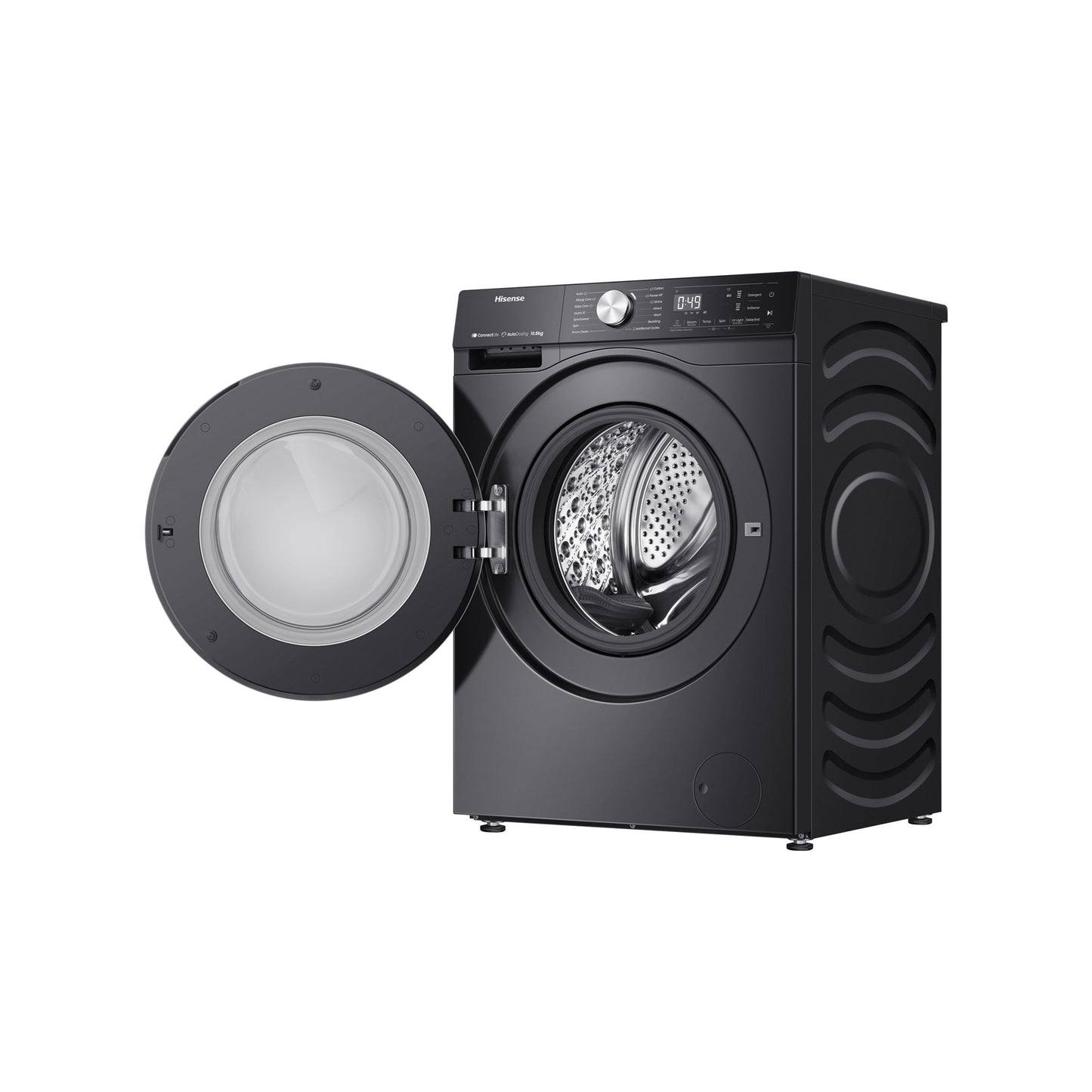 Hisense 5S Series 10.5kg Premium Front Loader Black
