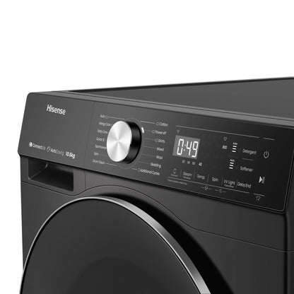 Hisense 5S Series 12kg Premium Front Loader Black