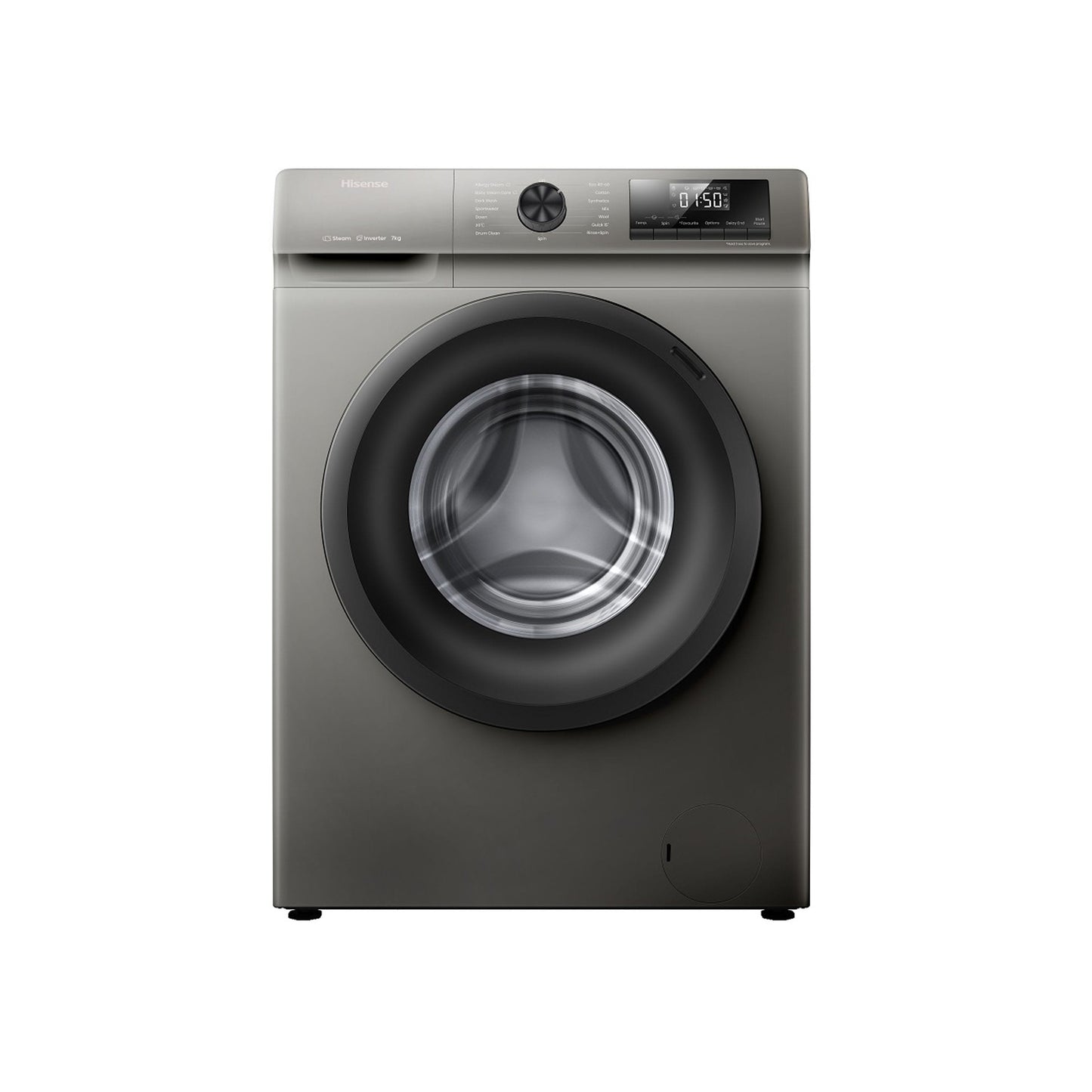 Hisense QP Series 8kg Front Loader Titanium