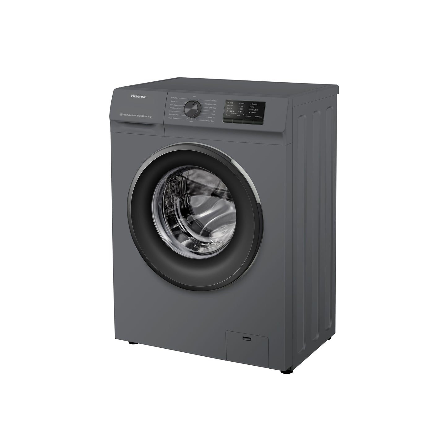 Hisense 6kg Front Loader Washing Machine Titanium