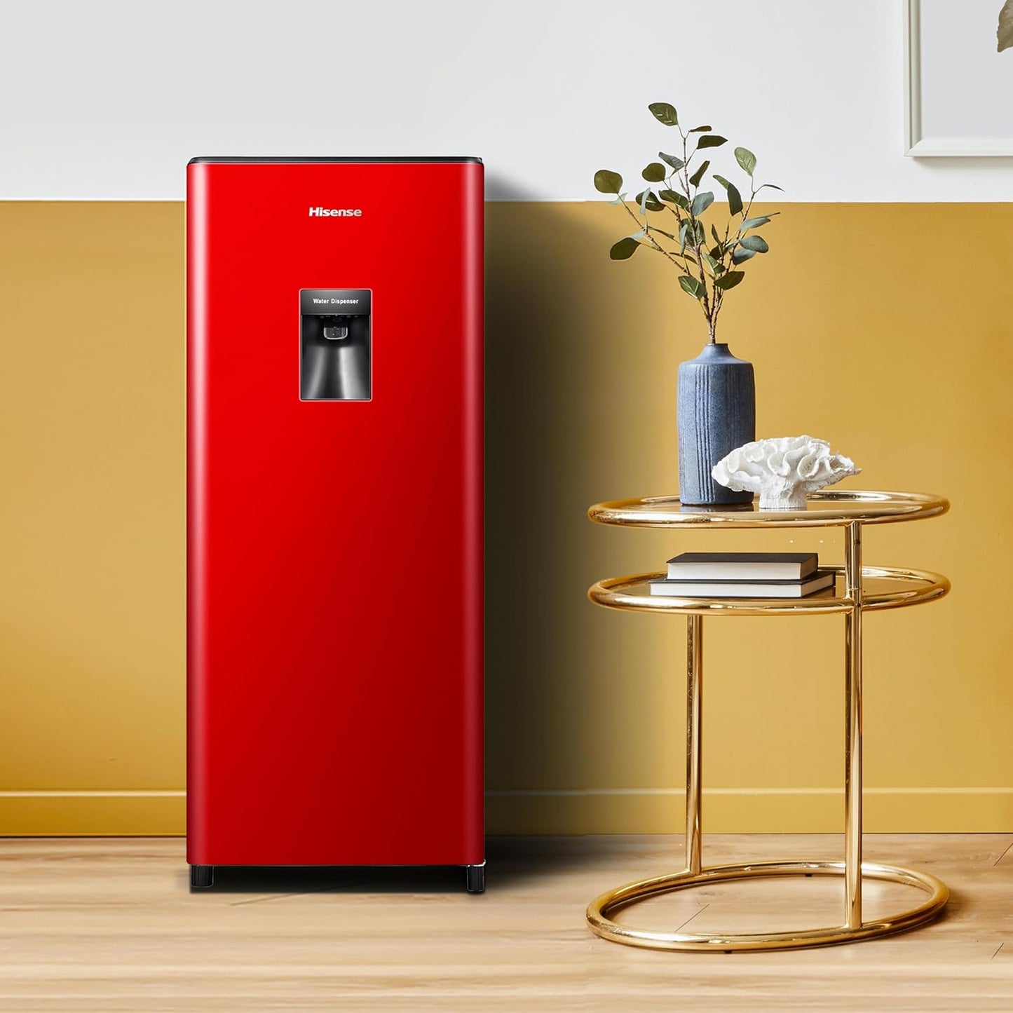 Hisense 177L Refrigerator with Water Dispenser Red