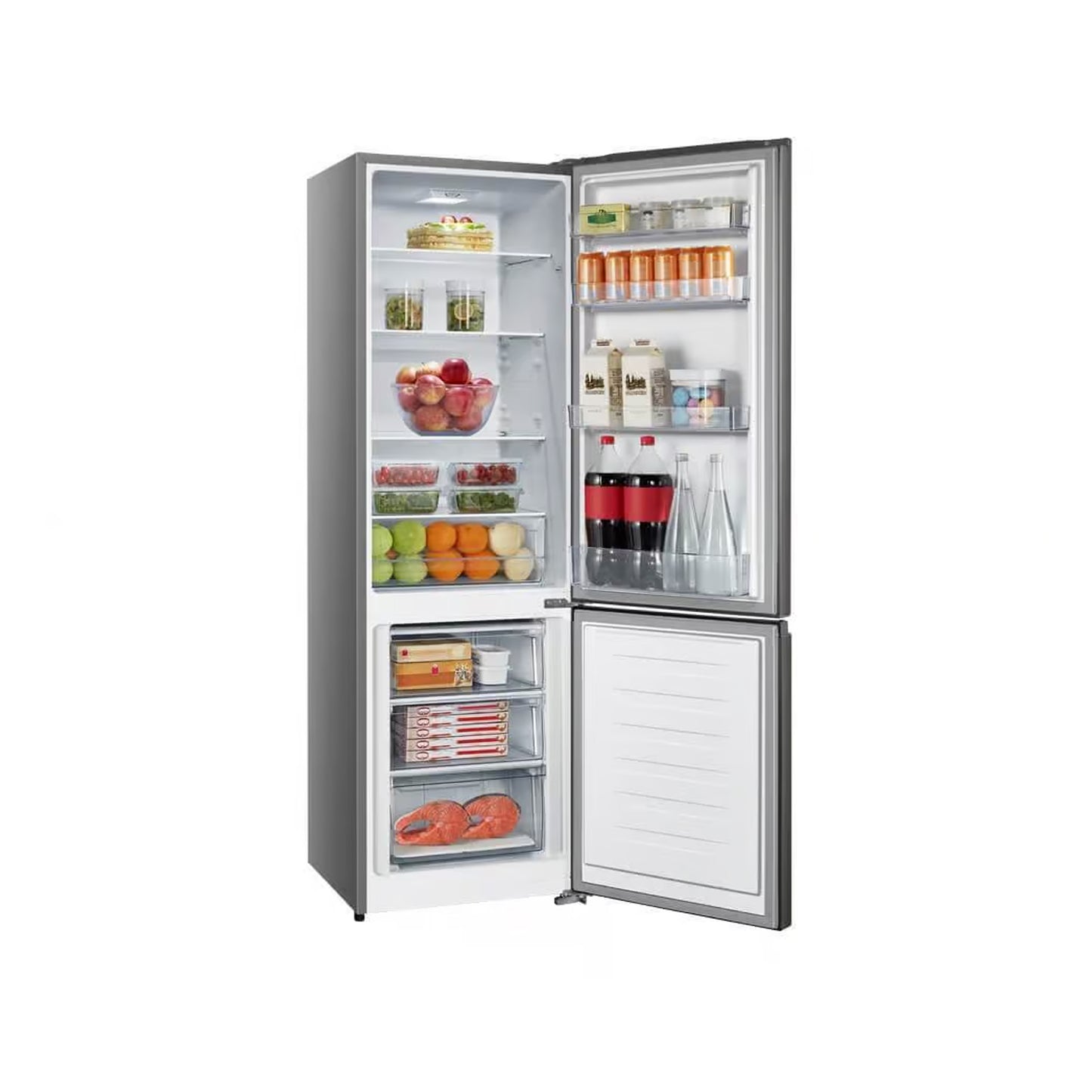 Hisense Combi Refrigerator with Water Dispenser Titanium