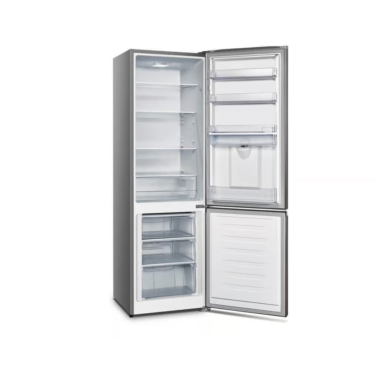 Hisense 323L Bottom Mount Refrigerator with Water Dispenser Titanium
