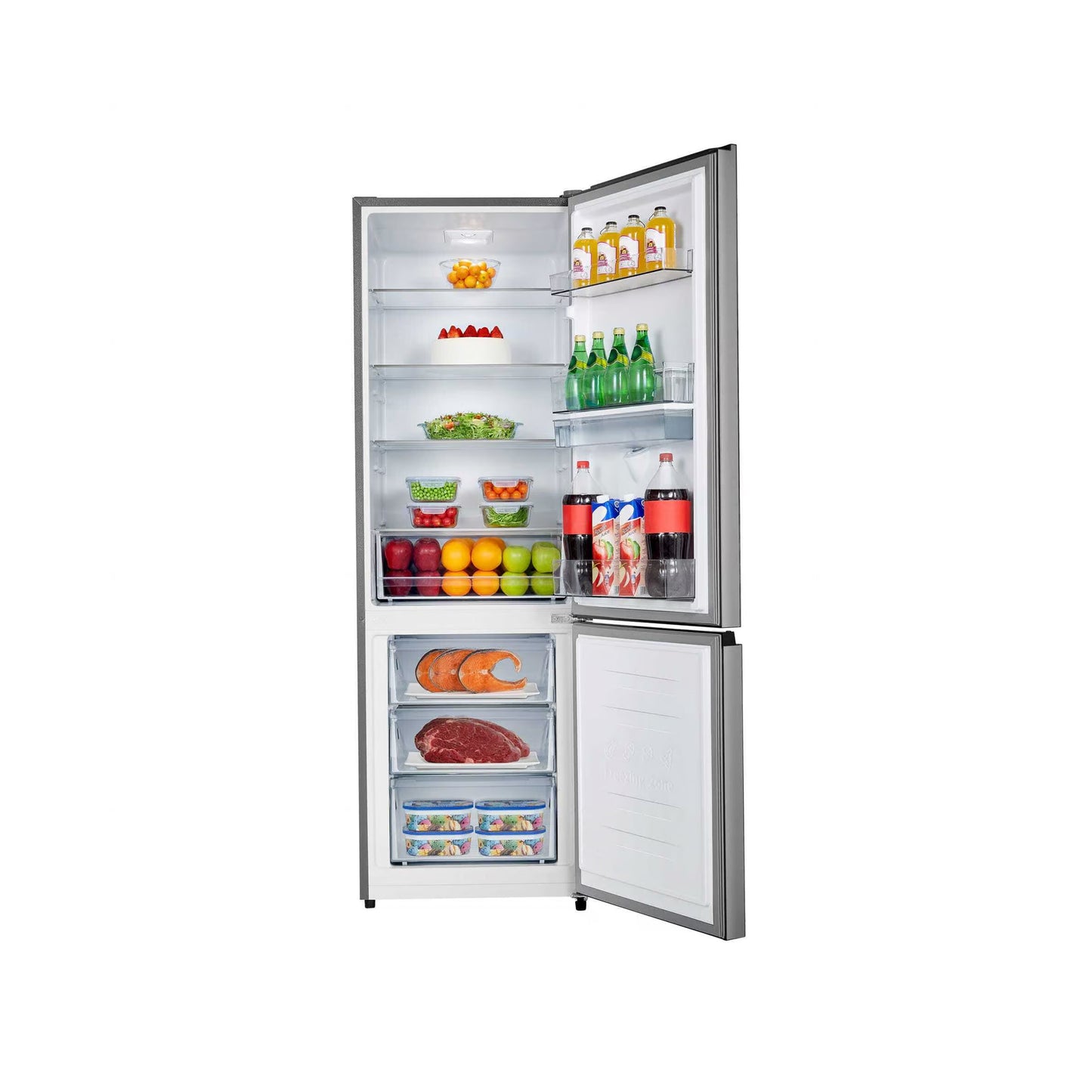 Hisense 350L Combi Refrigerator with Water Dispenser Titanium