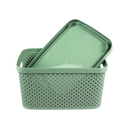 Diamond 3.5Lt Storage Box Green