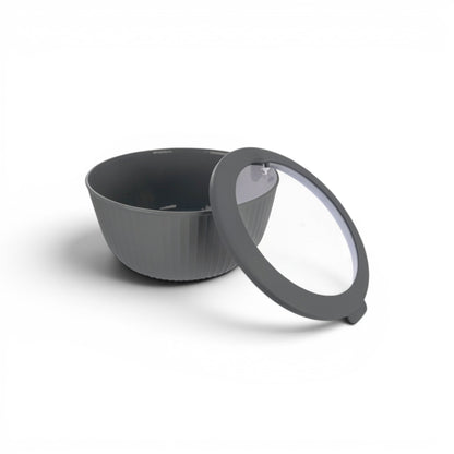 Dora Duo 1.3Lt Bowl with Lid Grey