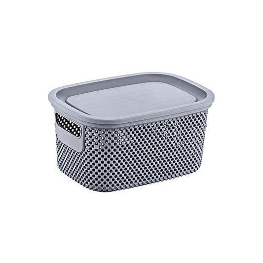 Diamond 3.5Lt Storage Box Grey