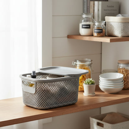 Diamond 3.5Lt Storage Box Grey