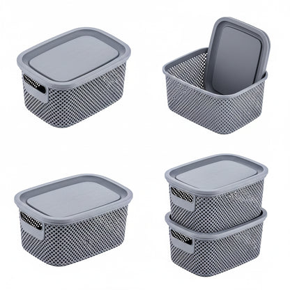 Diamond 3.5Lt Storage Box Grey