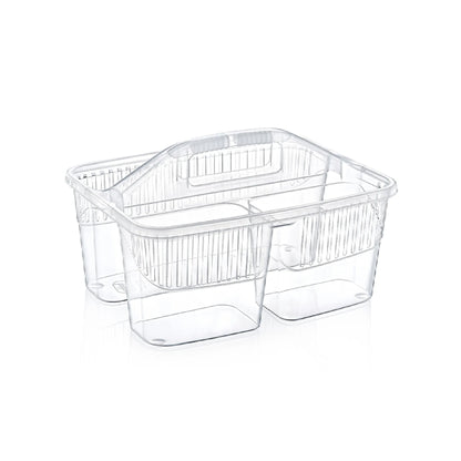 Classy Cleaning Supplies Basket Clear