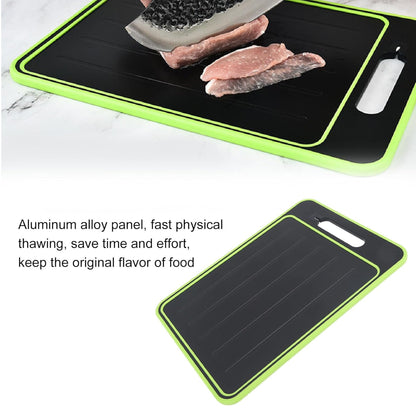 Homemax 4-In-1 Chopping & Defrosting Board Black & Green