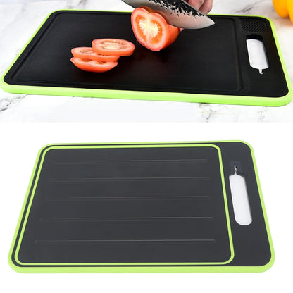 Homemax 4-In-1 Chopping & Defrosting Board Black & Green