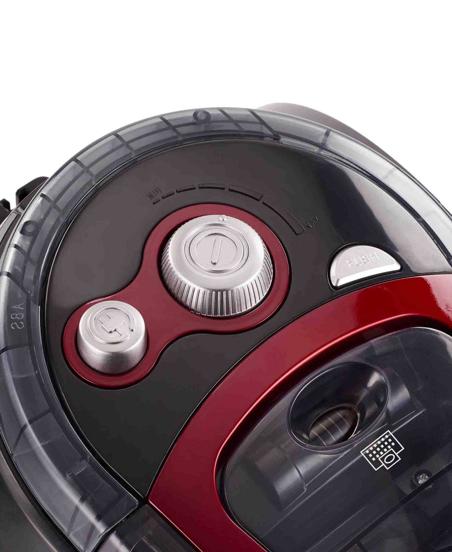 Hoover 1600w Canister Vacuum Cleaner - Black & Red