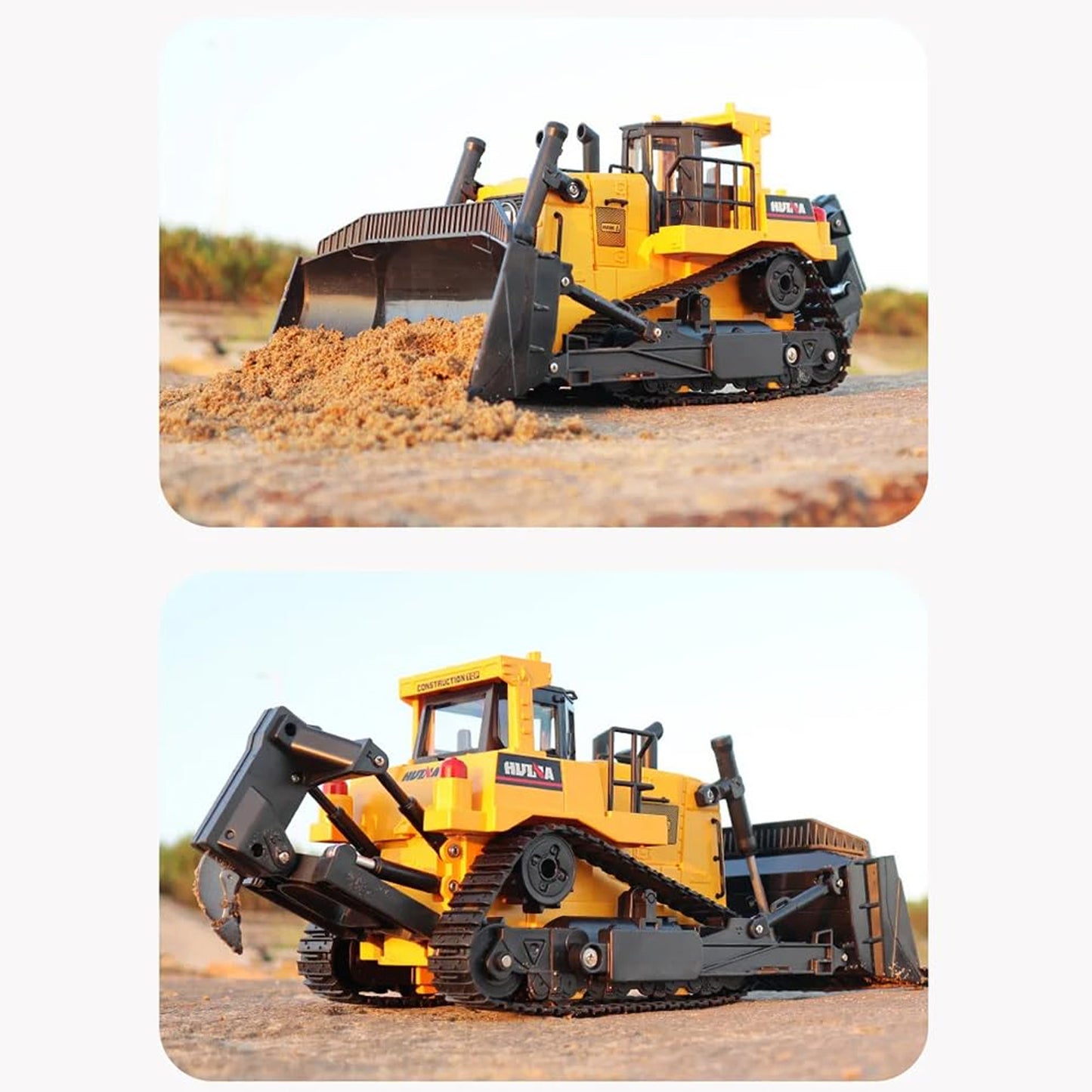RC Bulldozer Yellow