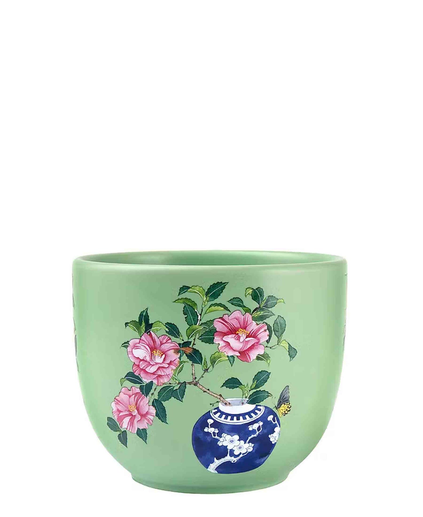 Maxwell & Williams Gabby Malpas Jardin Camelia Planter Pot - Green