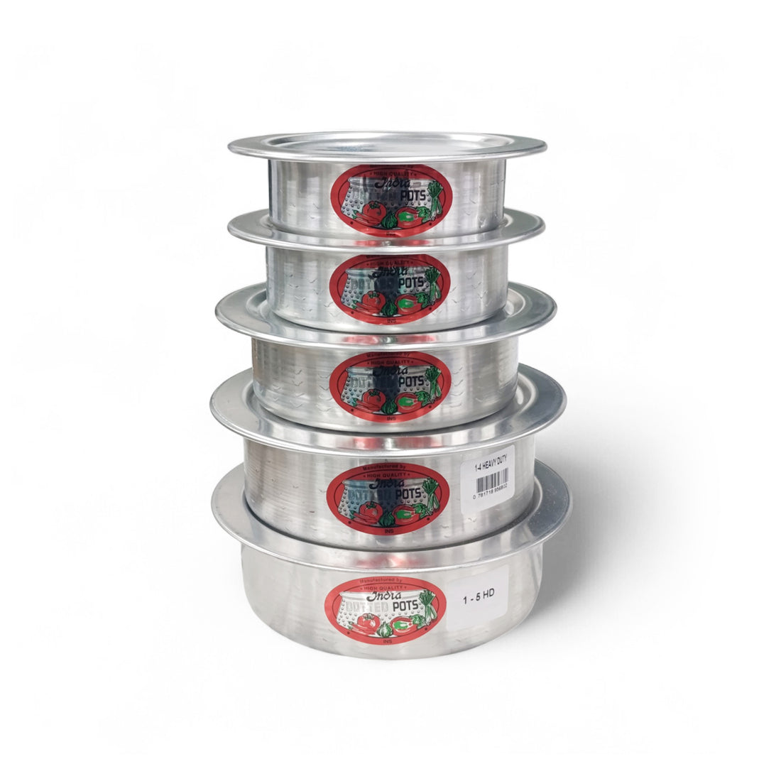 Kitchen Life Aluminium India Fish Pots 1-5 Silver – The Culinarium