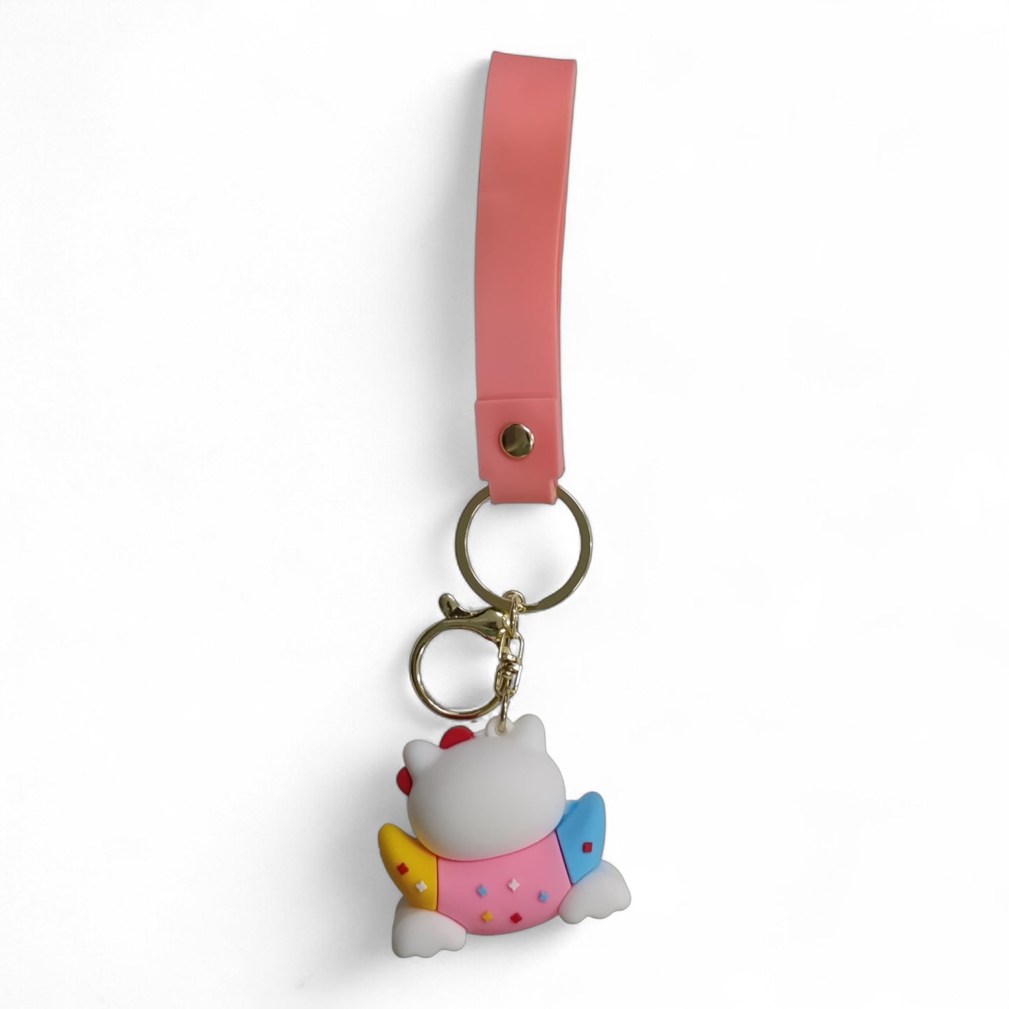 Keychain HQ Hello Kitty Keyring Pink & White