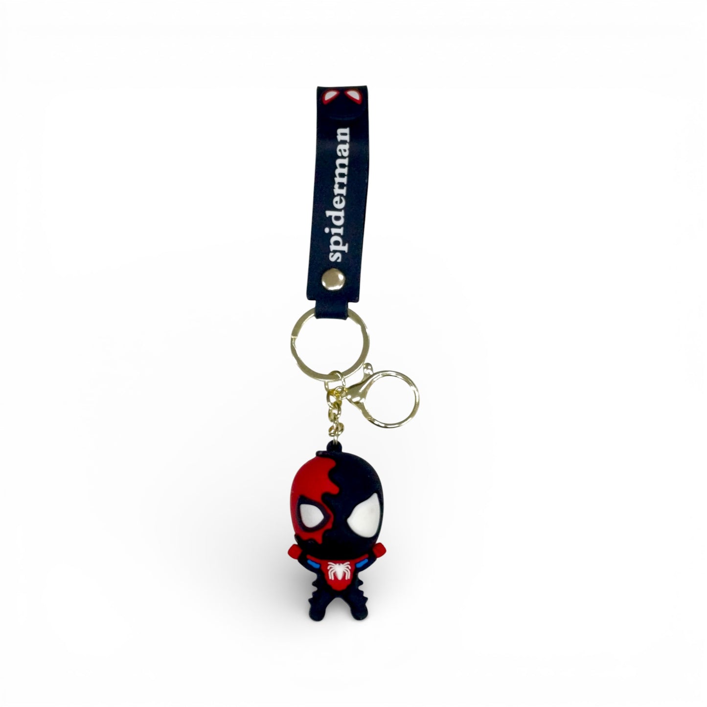 Cartoon Keychain Black & Red