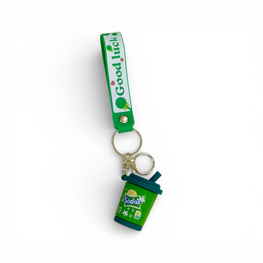 Soda Keychain Green