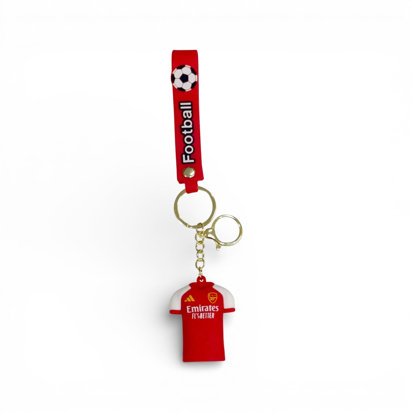 Football Keychain FCA Red