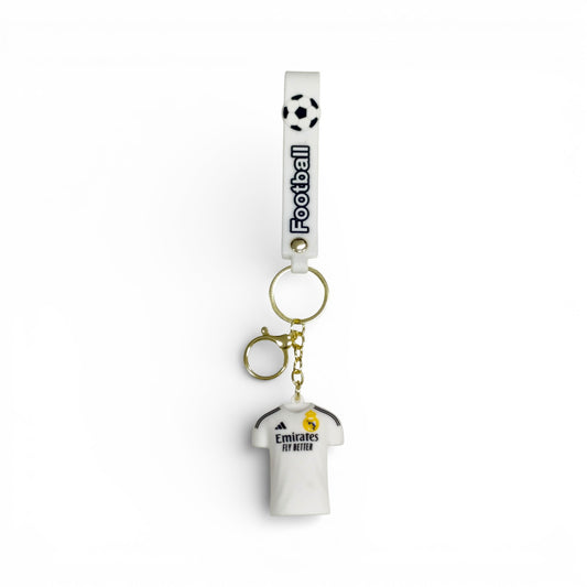 Football Keychain FCM White