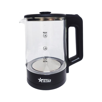 IStar Glass Kettle Black