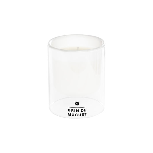 Atmosphera 220g Ilan Lily of the Valley Scented Candle White