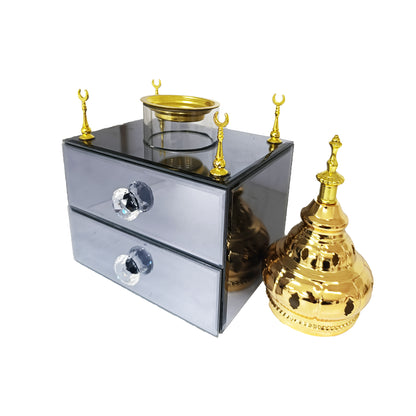 Exotic Designs Incense Burner - Silver