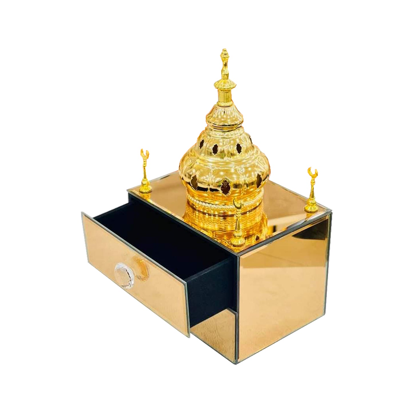 Exotic Designs Incense Burner - Gold