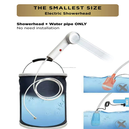 Islamic Rechargeable Camping Shower - White