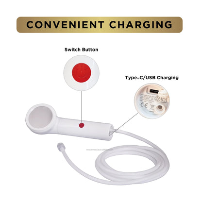 Islamic Rechargeable Camping Shower - White