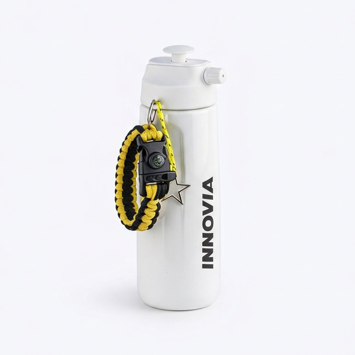 Islamic Hydration Bottle & Wudu Kit - White