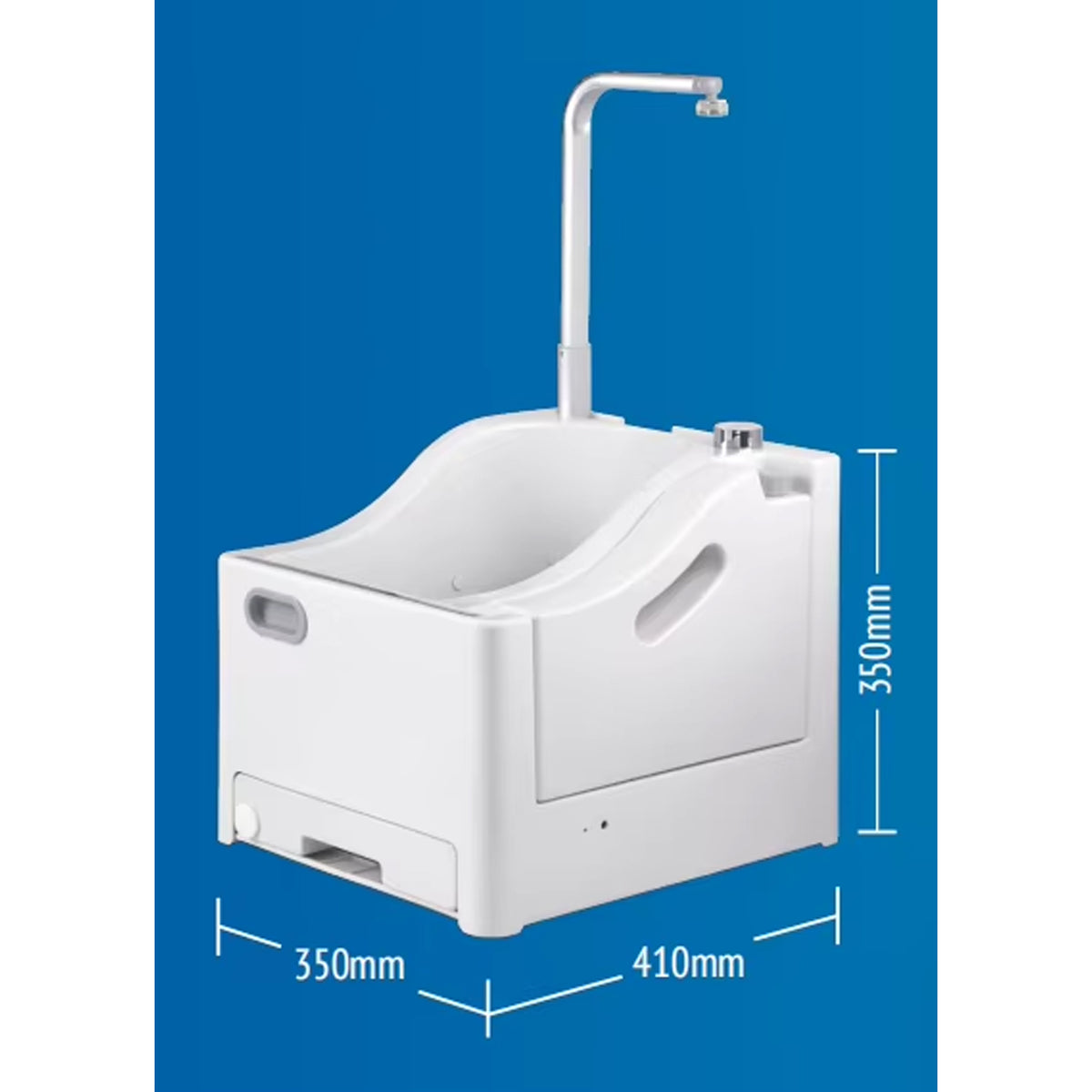 Islamic Wudu Portable Machine With Jet Spray - White