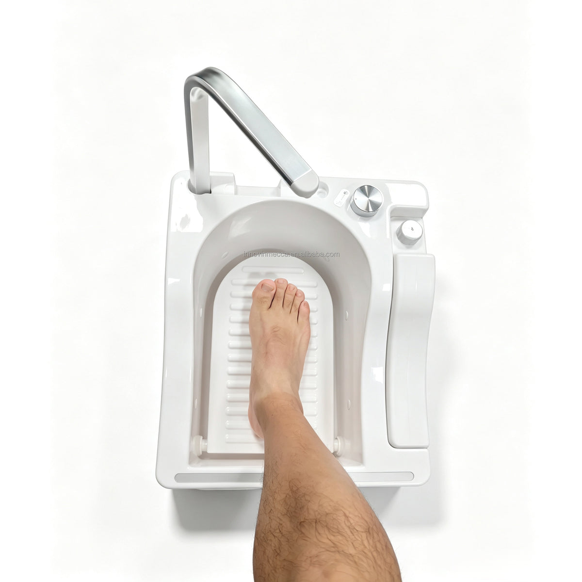 Islamic Wudu Portable Machine With Jet Spray - White