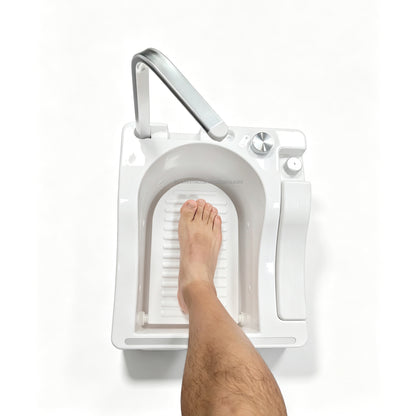 Islamic Wudu Portable Machine With Jet Spray - White