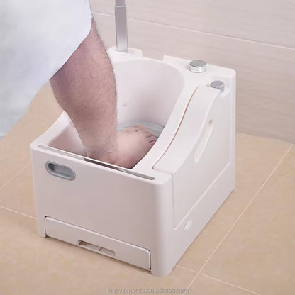 Islamic Wudu Portable Machine With Jet Spray - White