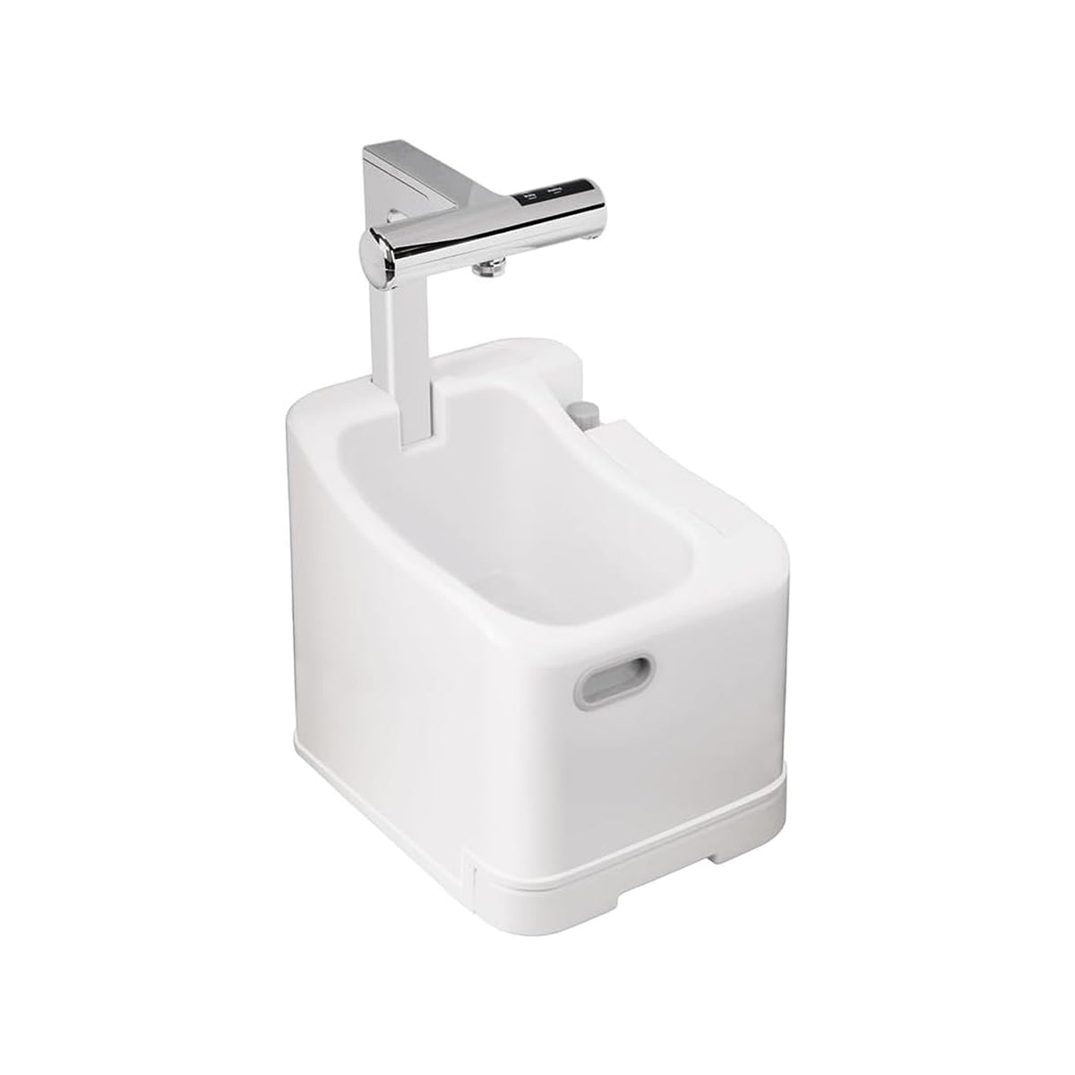 Islamic Wudu Washer Station With Dry Function - White