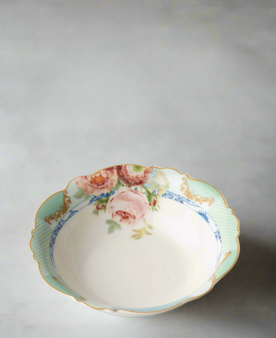 Jenna Clifford Italian Rose 17.5cm Cereal Bowl - White