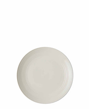 Jenna Clifford Embossed Lines Side Plate - Cream
