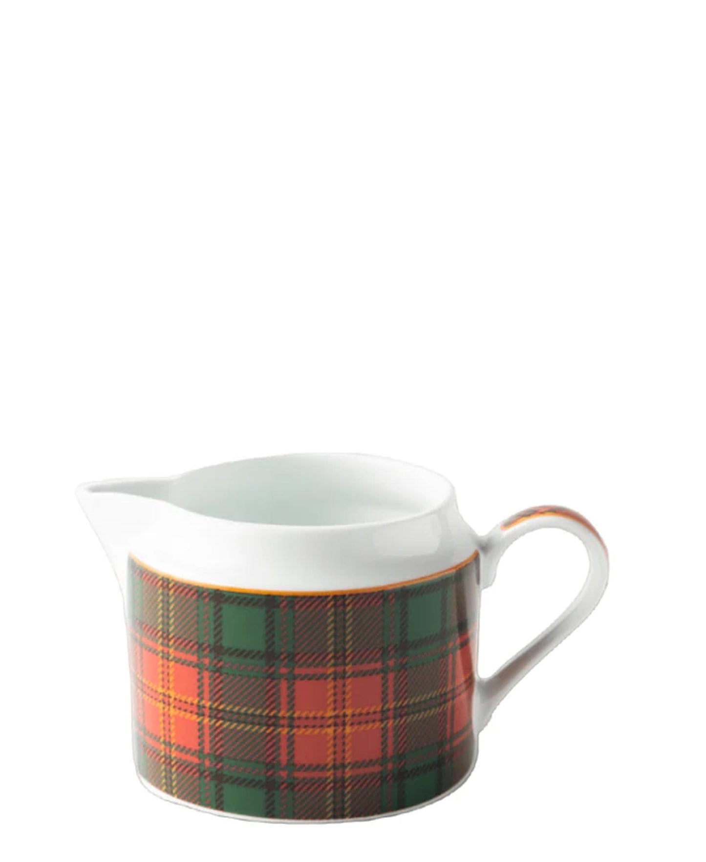 Jenna Clifford Tartan Creamer - Red